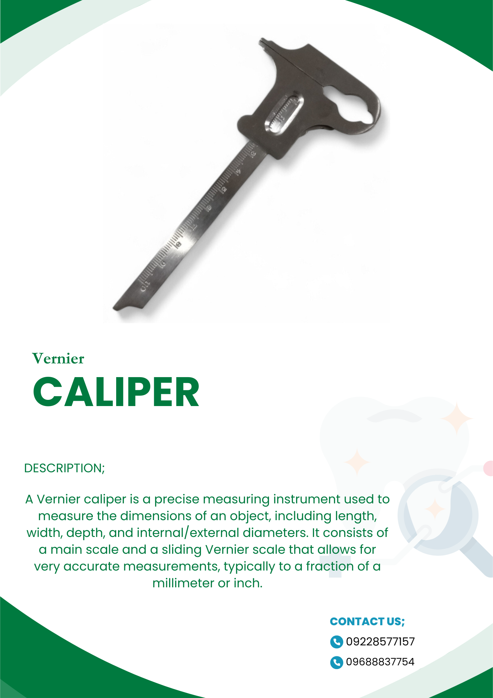 VERNIER CALIPER VERNIER CALIPER